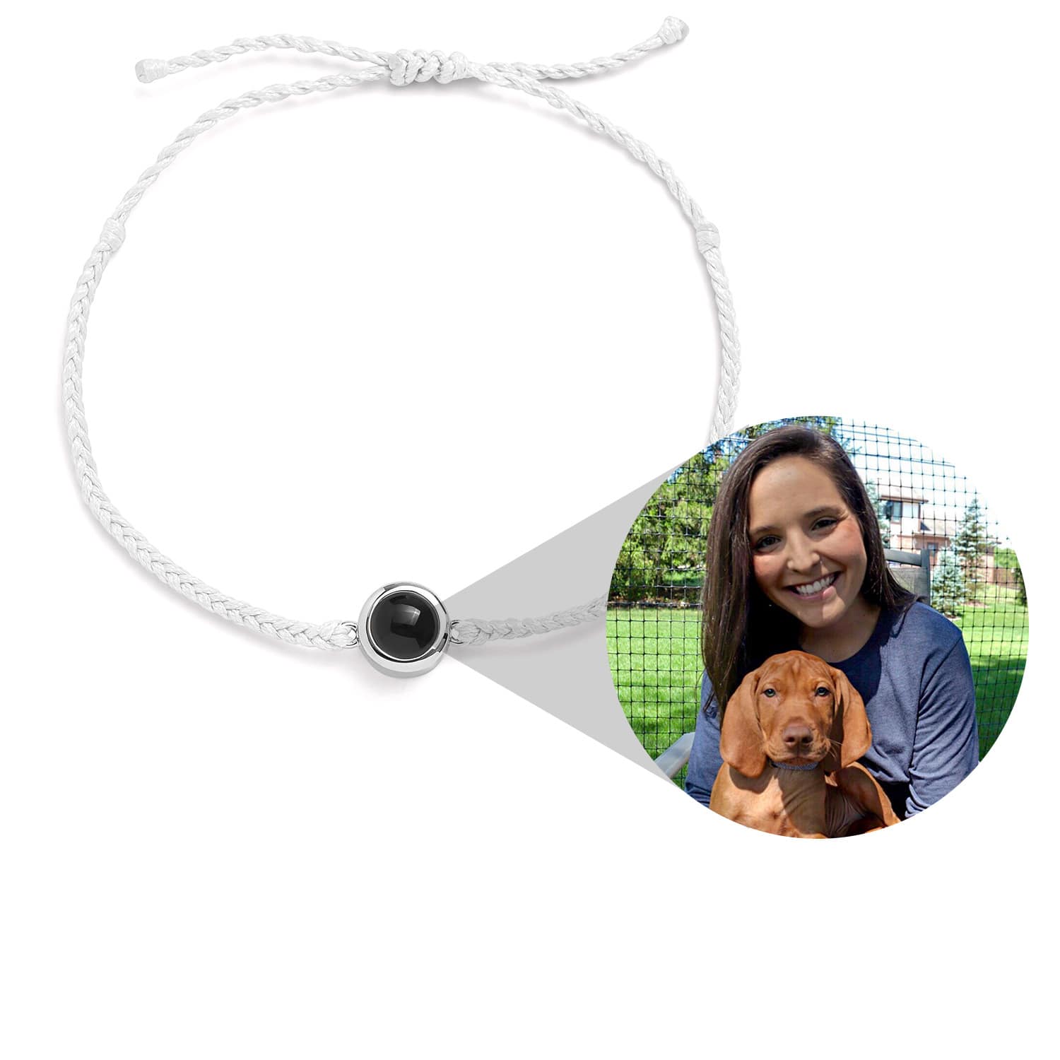 パーソナライズ Circle Photo Bracelet