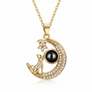 Cat Photo Projection Pendant