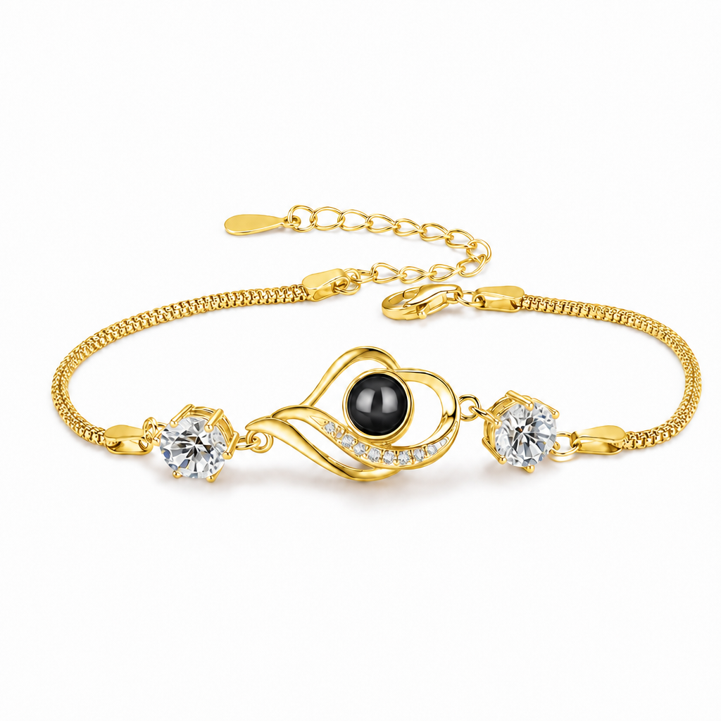 Heart Projection Bracelet