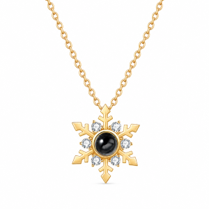 Snowflake Projection Necklace